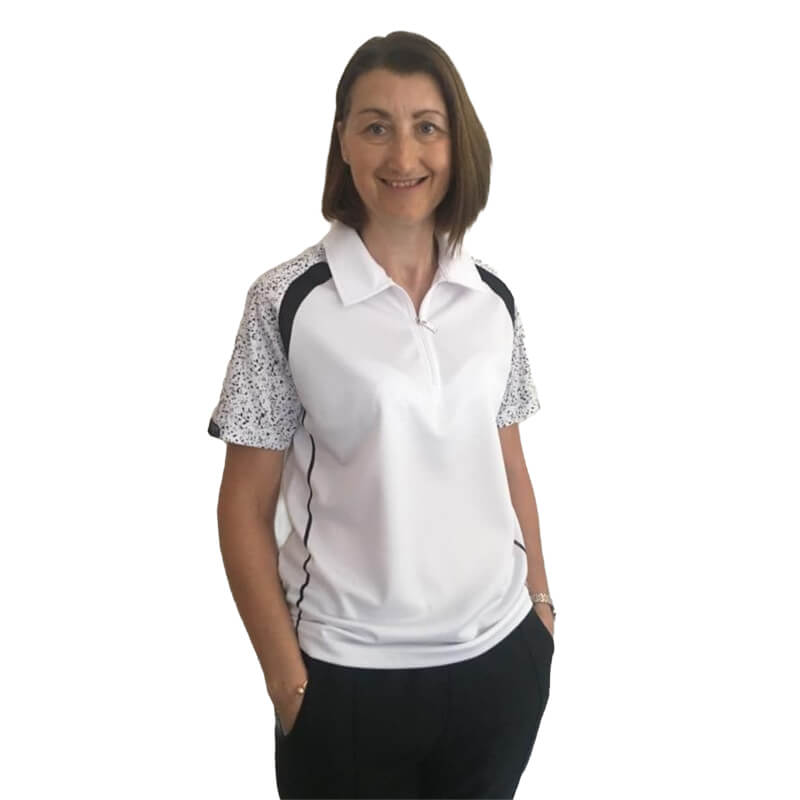 Buy Henselite Sublimated Signature Ladies Blouse White/Black