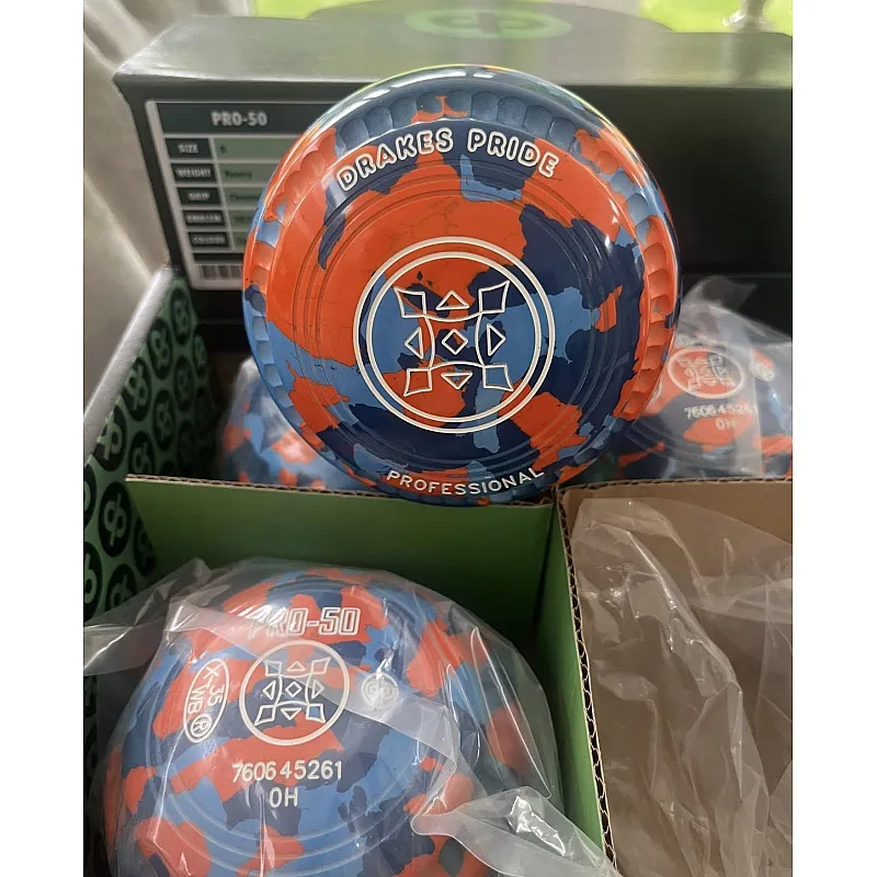 DRAKES PRIDE PRO-50 CHANNEL GRIPPED BOWLS COLOURED