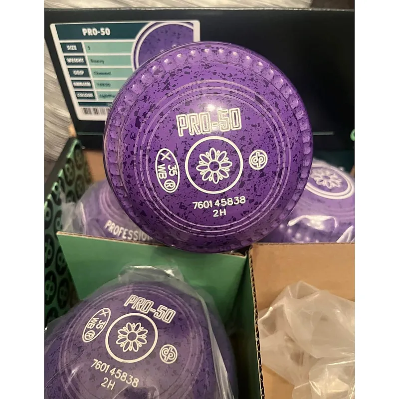DRAKES PRIDE PRO-50 CHANNEL GRIPPED BOWLS COLOURED