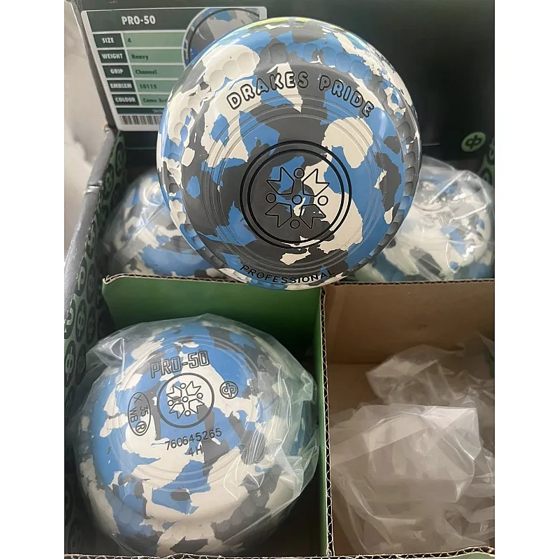 DRAKES PRIDE PRO-50 CHANNEL GRIPPED BOWLS COLOURED