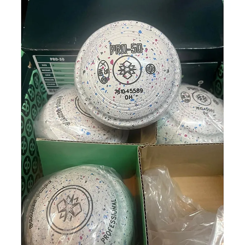 DRAKES PRIDE PRO-50 CHANNEL GRIPPED BOWLS COLOURED